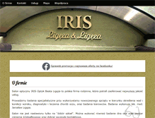Tablet Screenshot of irisoptyk.com